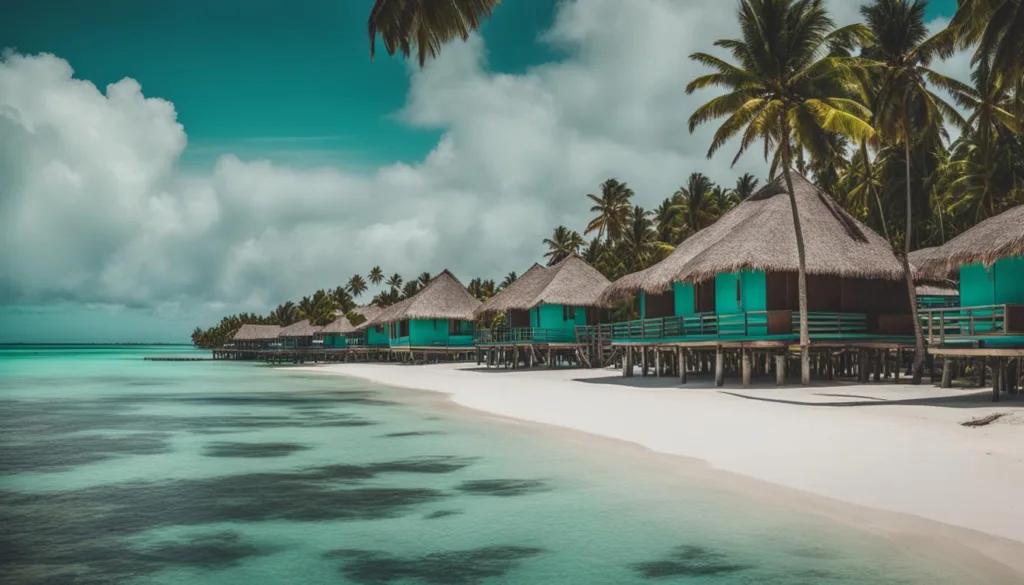 Beachfront resort in Tokelau