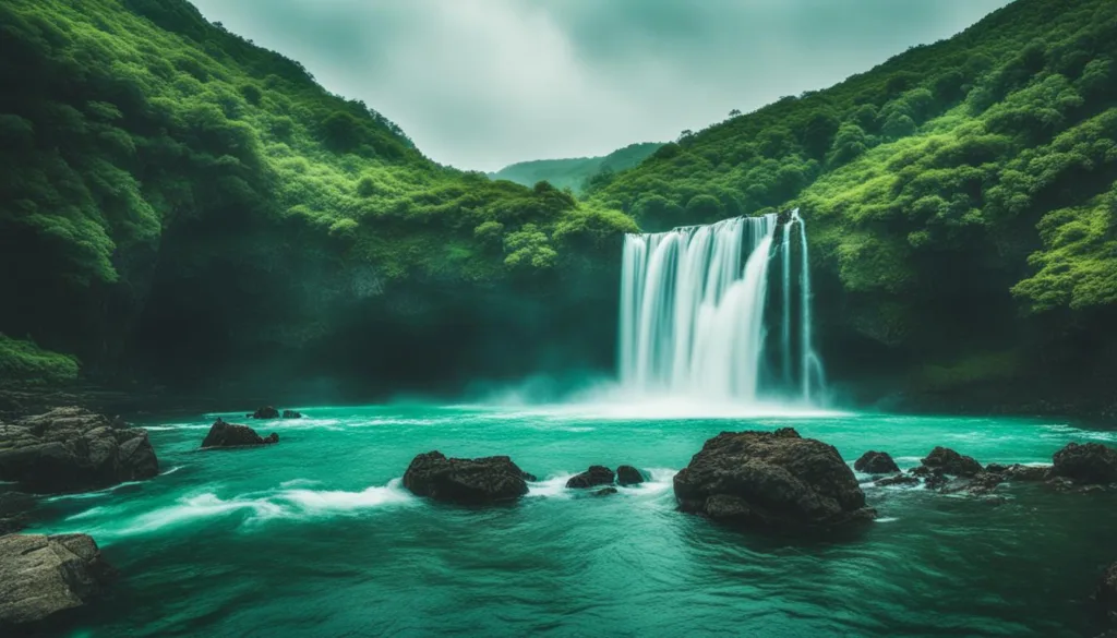Jeju Island waterfalls