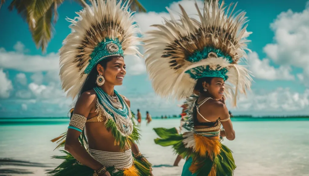 Kiribati dancers