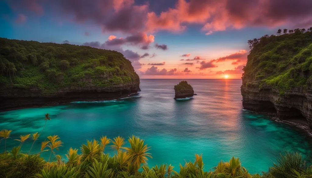 Niue Island sunset